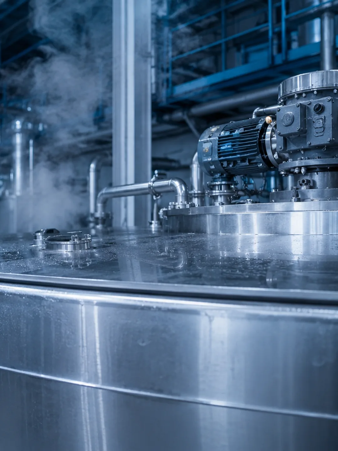 Industrial sugarcane clarification facility where Aditan plant-based additives are applied